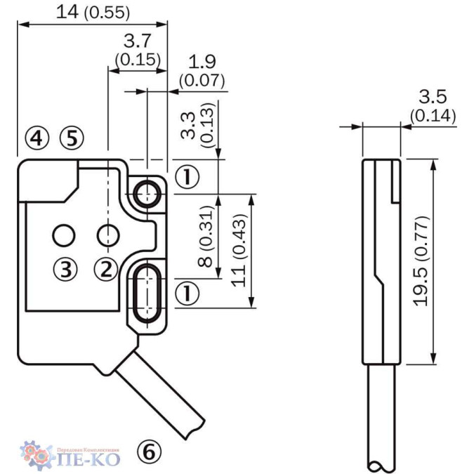 Оптичний датчик SICK WT2F-P280