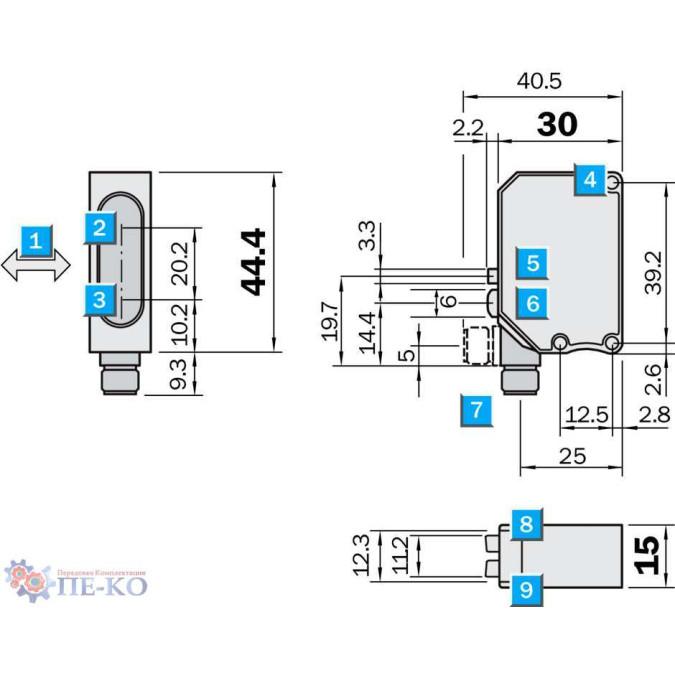 Оптичний датчик SICK WTB190TL-N460