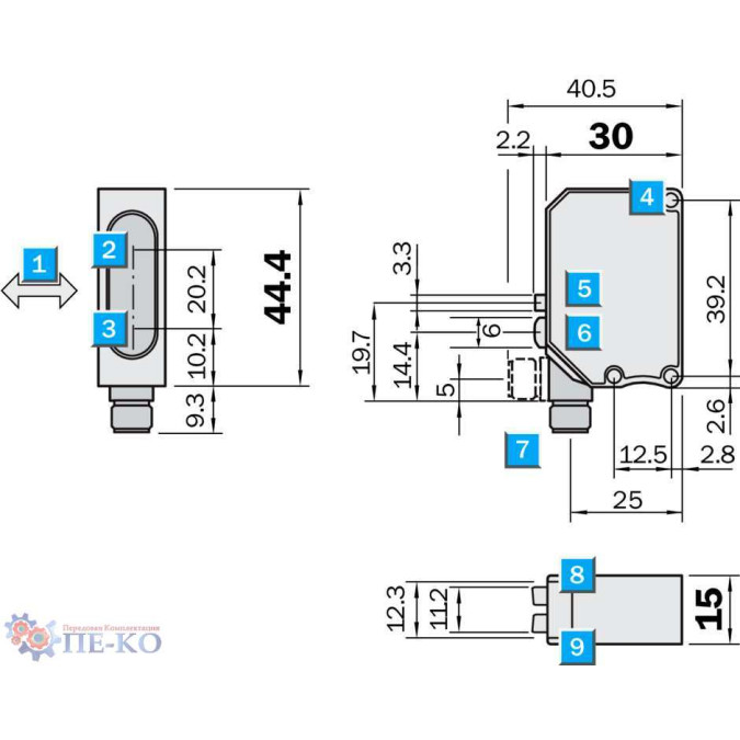Оптичний датчик SICK WTB190TL-P430