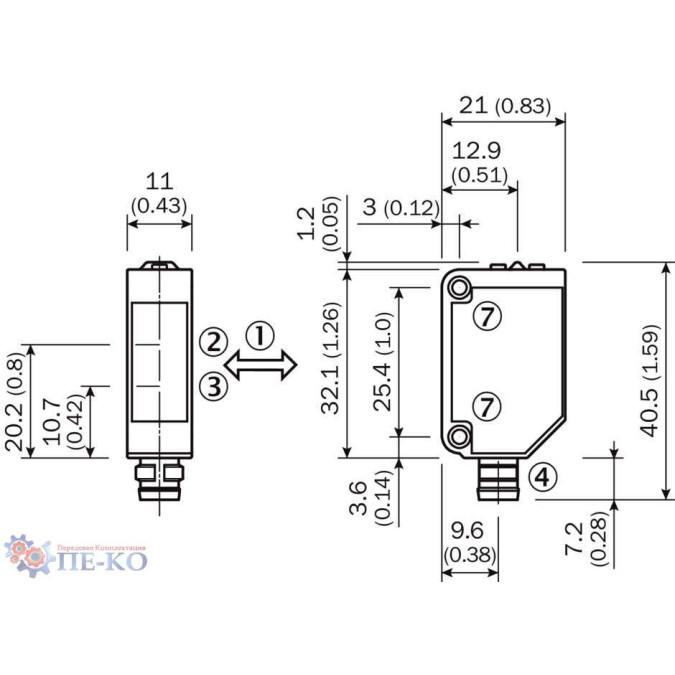 Оптичний датчик SICK WTB8-N2211V