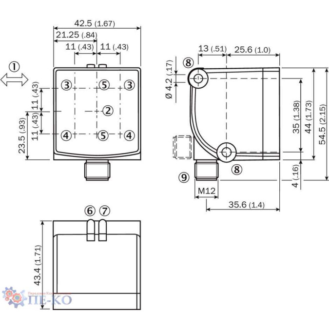 Оптичний датчик SICK WTD20E-V2445