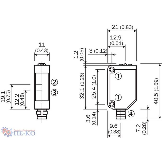 Оптичний датчик SICK WTE8-N2231V