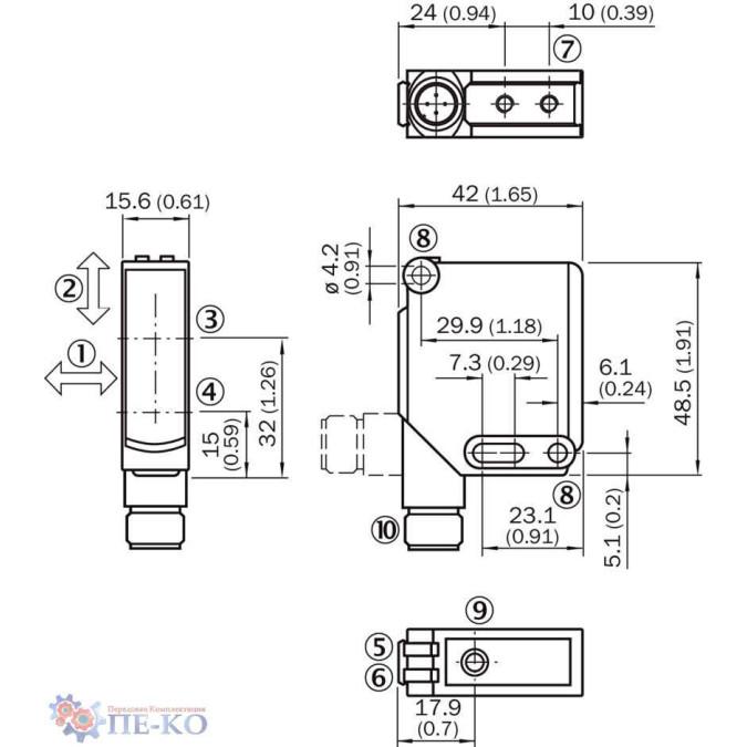 Оптичний датчик SICK WTF12G-3K2432