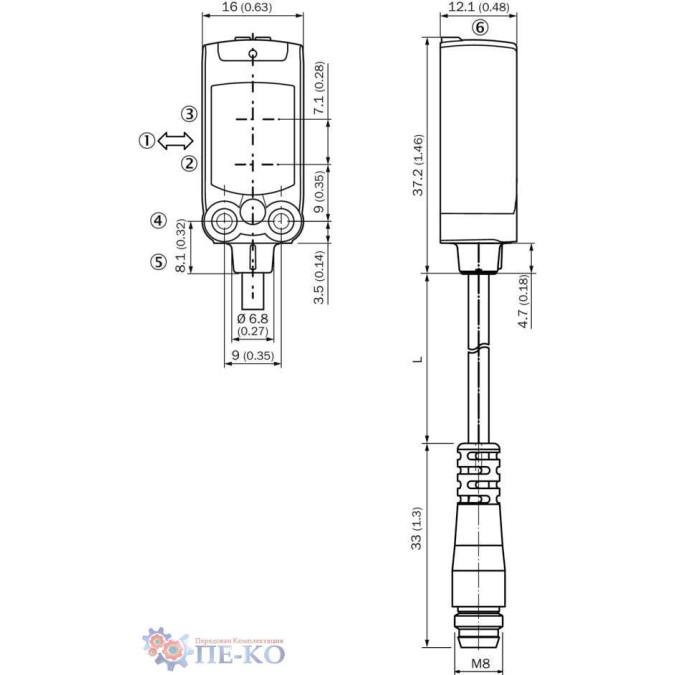 Оптичний датчик SICK WTF4FD-32162220A00