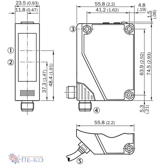 Оптичний датчик SICK WTT280L-2N1531