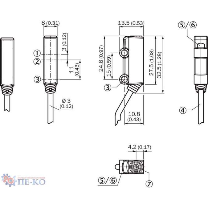 Оптичний датчик SICK WTT2SL-2F3092S08