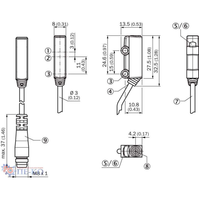Оптичний датчик SICK WTT2SLC-2P3092B03