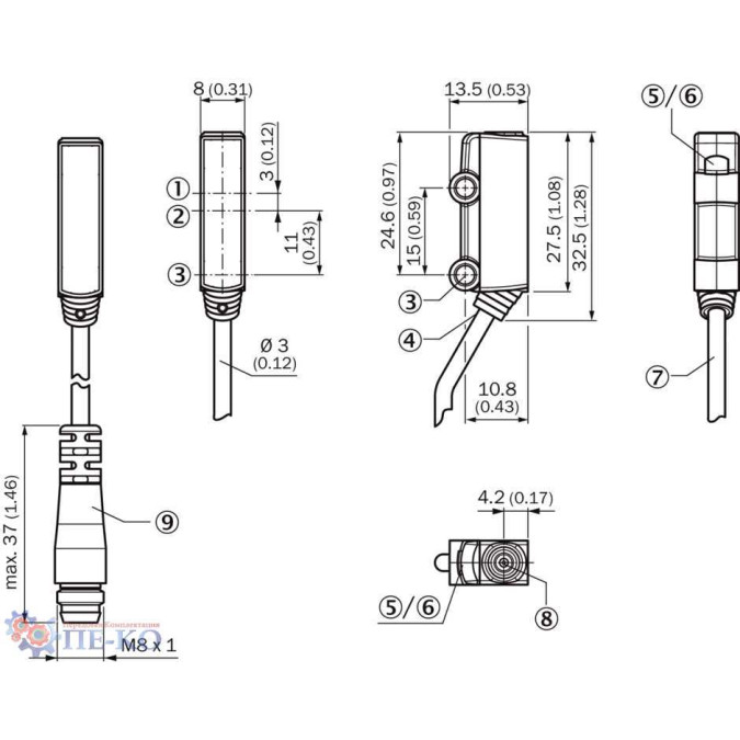 Оптичний датчик SICK WTT2SLC-2P3292B02