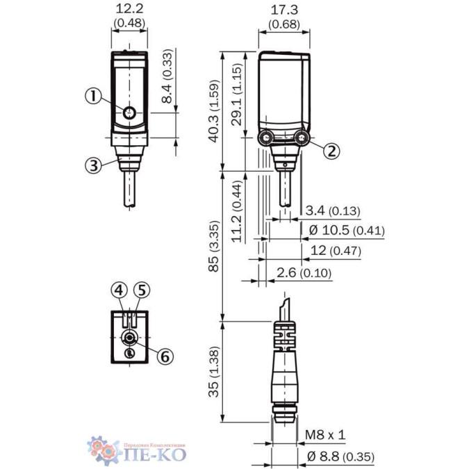 Оптичний датчик SICK WTT4SLC-3B3262B05