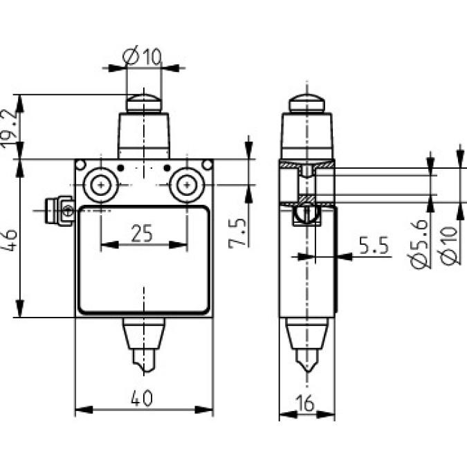Кінцевий вимикач Steute Ex 12 W 2m