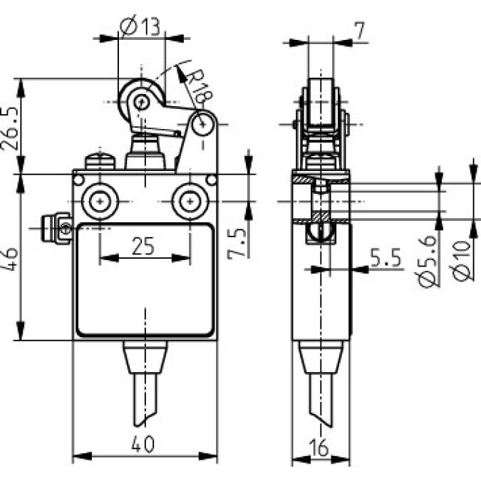 Кінцевий вимикач Steute Ex 12 WH 5m