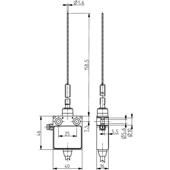 Кінцевий вимикач Steute Ex 12 TL 2m