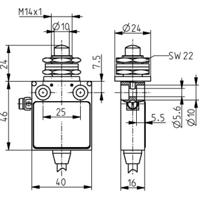 Кінцевий вимикач Steute Ex 12 F 5m
