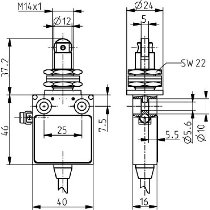 Кінцевий вимикач Steute Ex 12 FR 5m