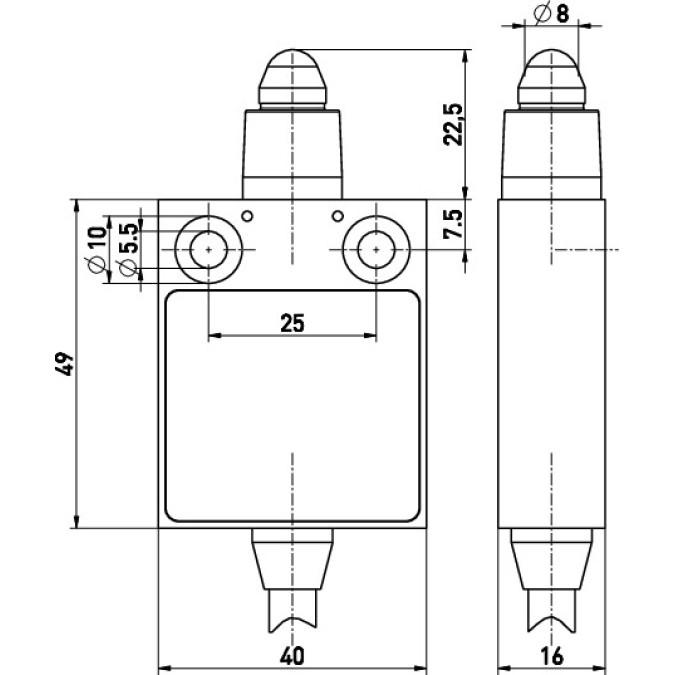 Кінцевий вимикач Steute ES 13 WKU 5m