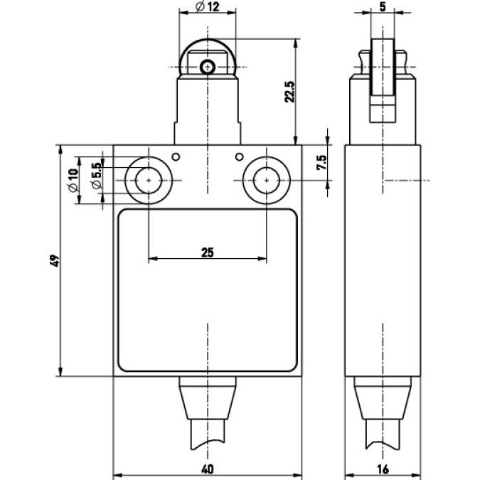 Кінцевий вимикач Steute Ex 13 R 1O/1S 5m