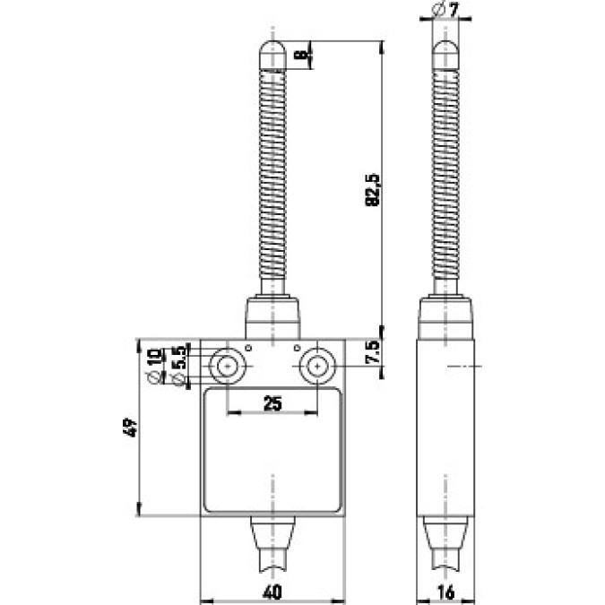 Кінцевий вимикач Steute Ex 13 TF 1O/1S 2m