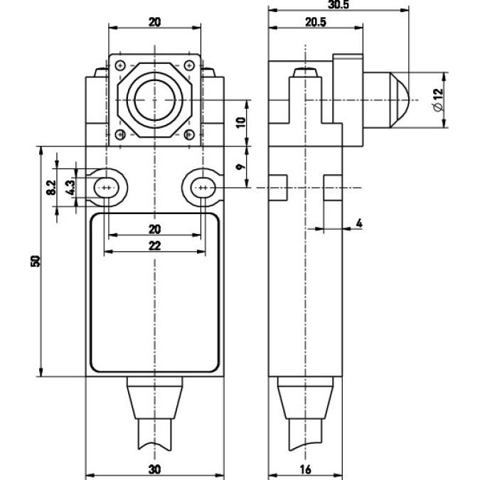 Кінцевий вимикач Steute ExM 14 VKU 5m