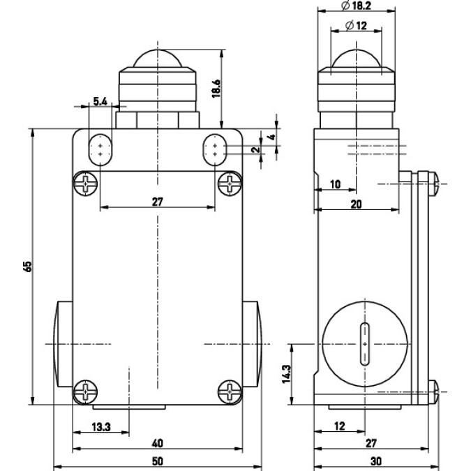 Кінцевий вимикач Steute ES 41 KU 2O