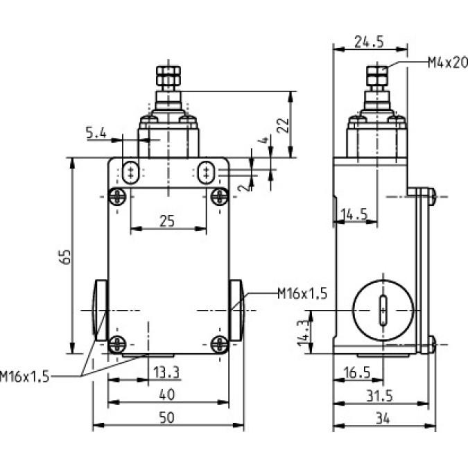 Кінцевий вимикач Steute ES 411 WST 1O/1S