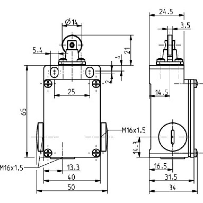 Кінцевий вимикач Steute ES 411 R 1O/1S