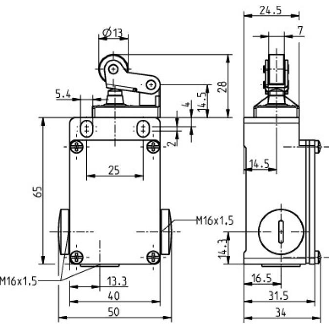 Кінцевий вимикач Steute ES 411 WH 1O/1S