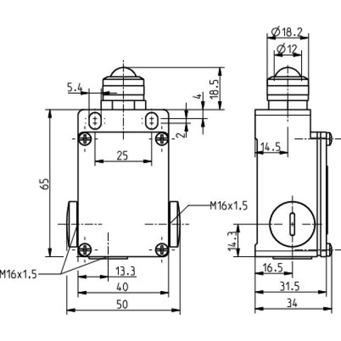 Кінцевий вимикач Steute ES 411 KU 2O
