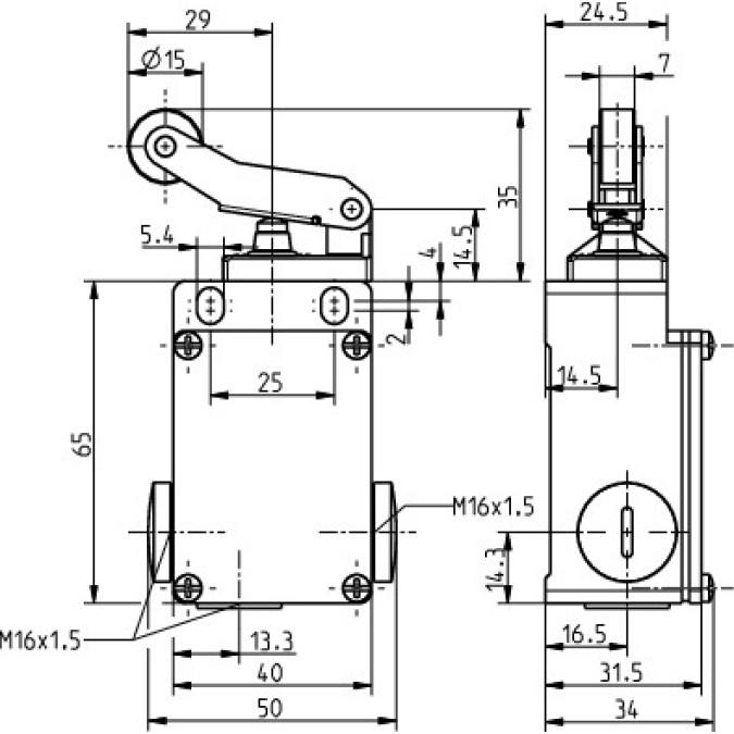 Кінцевий вимикач Steute ES 411 WHL 2O