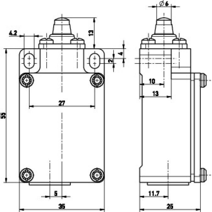 Кінцевий вимикач Steute ES 51 W 1O/1S