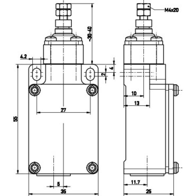 Кінцевий вимикач Steute ES 51 WST 1O/1S