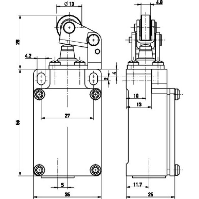 Кінцевий вимикач Steute ES 51 WH 1O/1S