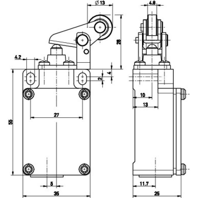 Кінцевий вимикач Steute ES 51 PH 1O/1S