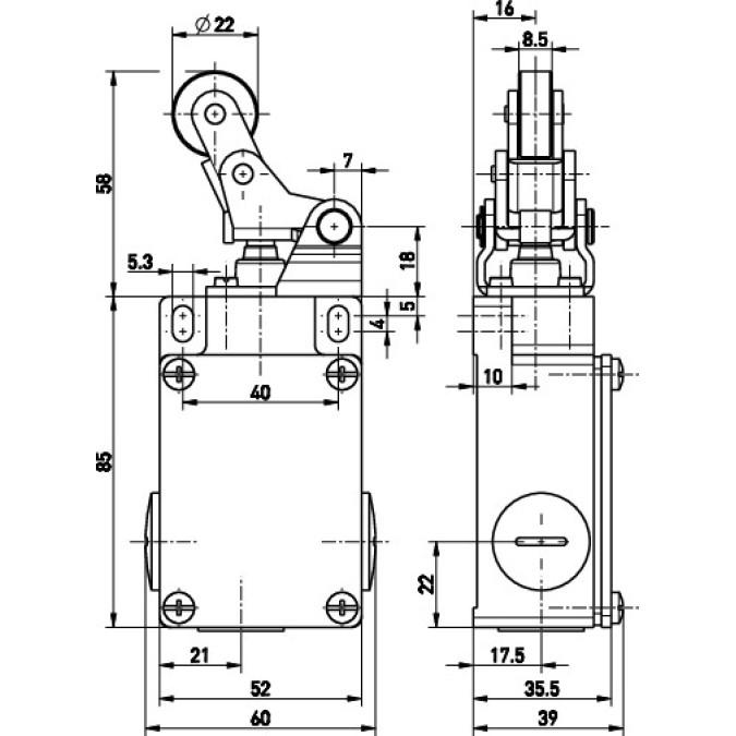 Кінцевий вимикач Steute ES 61 WHK 1O/1S