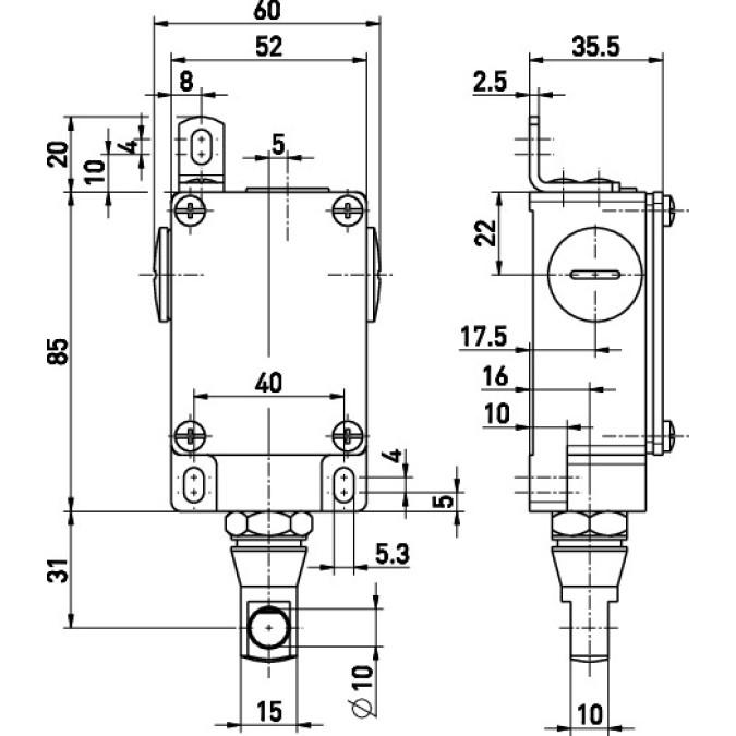 Тросовий вимикач Steute ES 61 Z 2S
