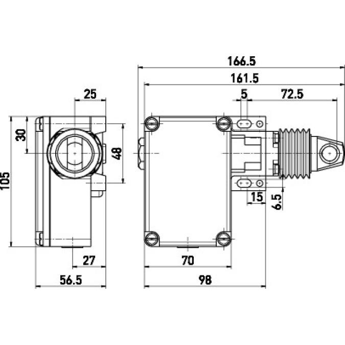 Тросовий вимикач Steute ZS 73 2O W