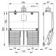 Педальний вимикач Steute Ex GF 2 1OS/1OS 3m RAL5011