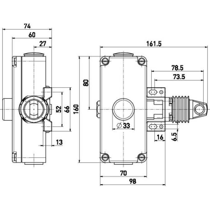 Тросовий вимикач Steute ZS 75 4O WVD (GS)