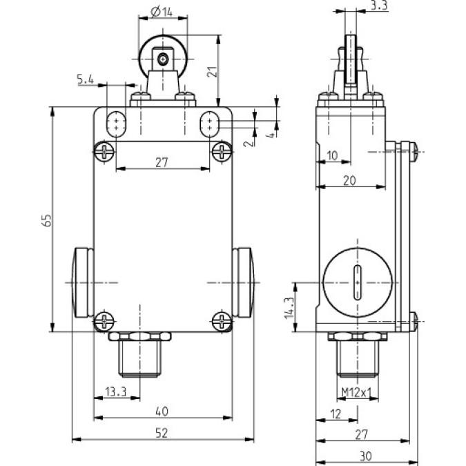 Кінцевий вимикач Steute ES 41 R 2O-STECK -30°C Extreme