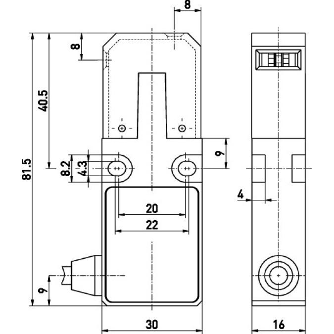 Вимикач безпеки Steute ST 14 S 1O/1S 2m CSA