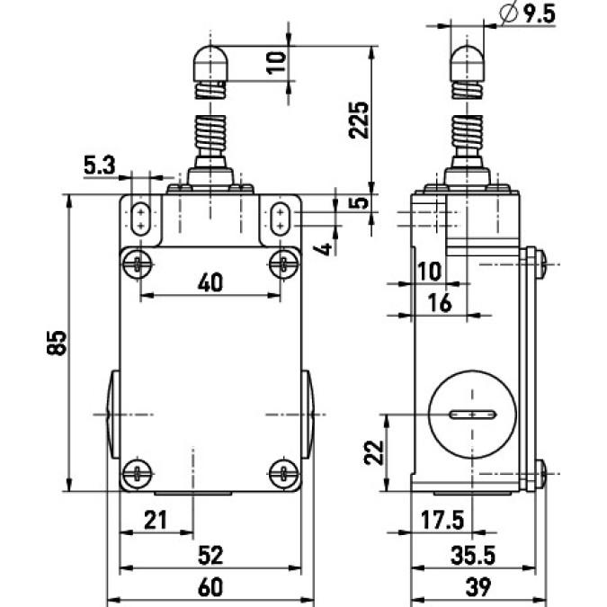Кінцевий вимикач Steute ES 61 TFL 2O
