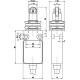 Кінцевий вимикач Steute ExM 14 FR 2m