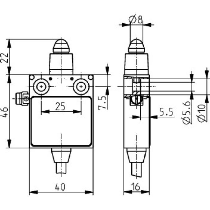 Кінцевий вимикач Steute Ex 12 WKU 5m