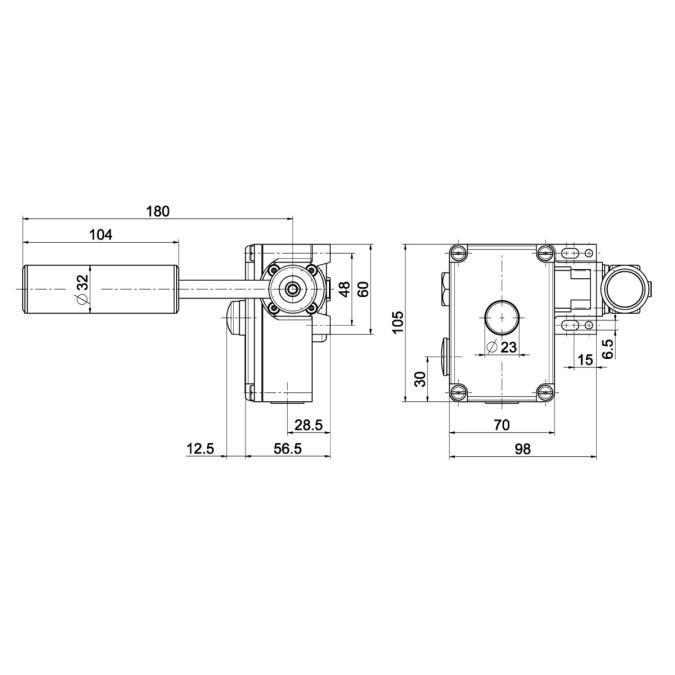 Датчик сходу стрічки Steute ZS 73 SR 1O/1S VD