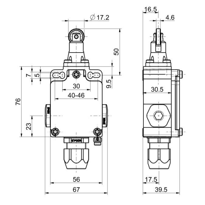 Кінцевий вимикач Steute Ex 355 R 1O/1S