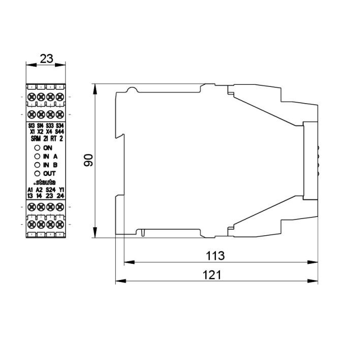 Реле безпеки Steute SRM 21 RT 2