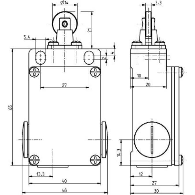 Кінцевий вимикач Steute ES 41 R 1O/1S -30°C Extreme