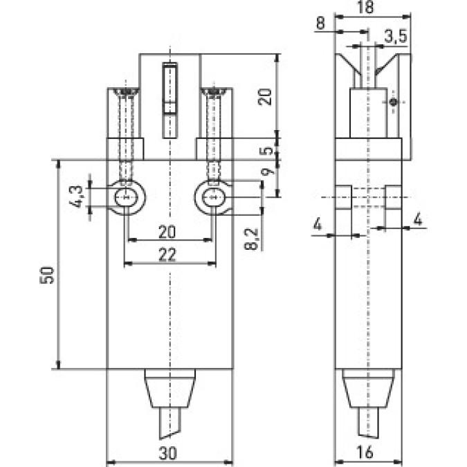 Кінцевий вимикач Steute Ex 14 AZ 1O 6m