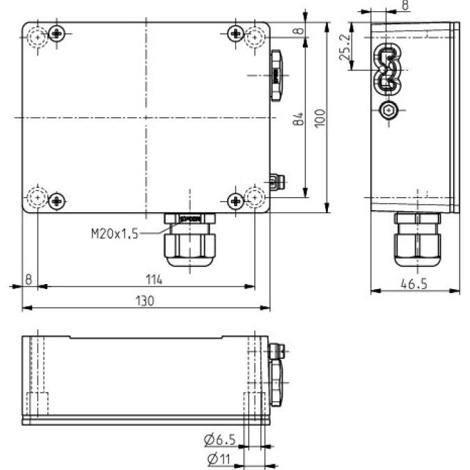 Електромагнітне блокування Steute Ex AZM 415 1O1S/1O1S A-3D