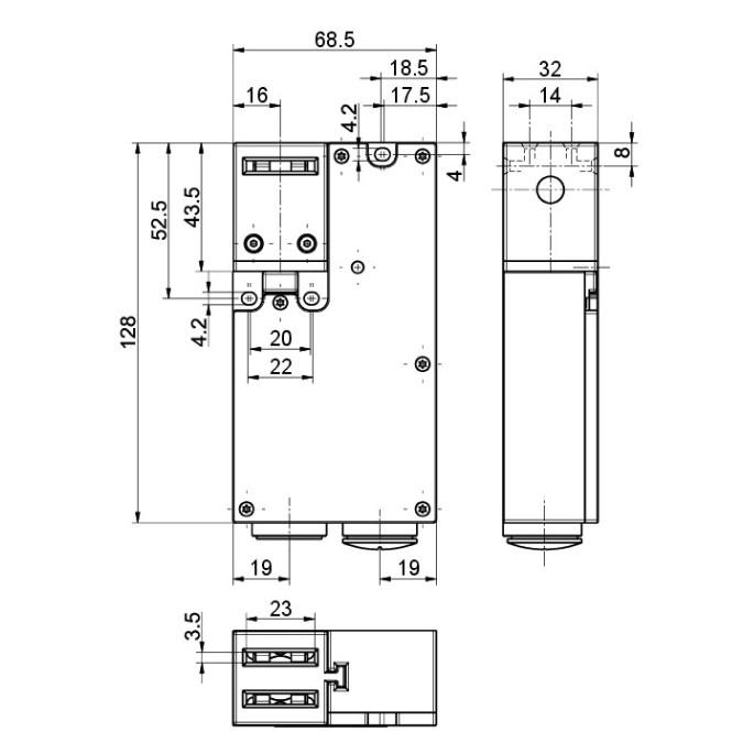 Електромагнітне блокування Steute STM 295 1O1S/1O1S-A