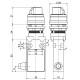 Командний пристрій Steute Ex 14 RWA-S-V2A 0 - I 1O/1S 1m